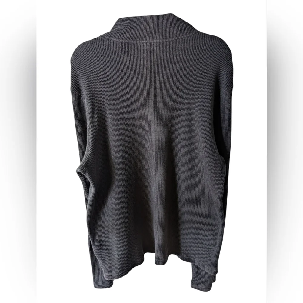 Michael Kors Men's Navy Blue Quarter Zip-Up Sweater